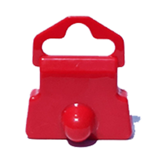 Blister Tag with Pin - Red